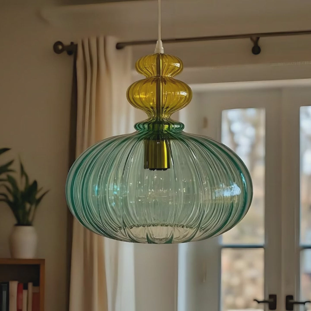 Blown Glass Pendant Light